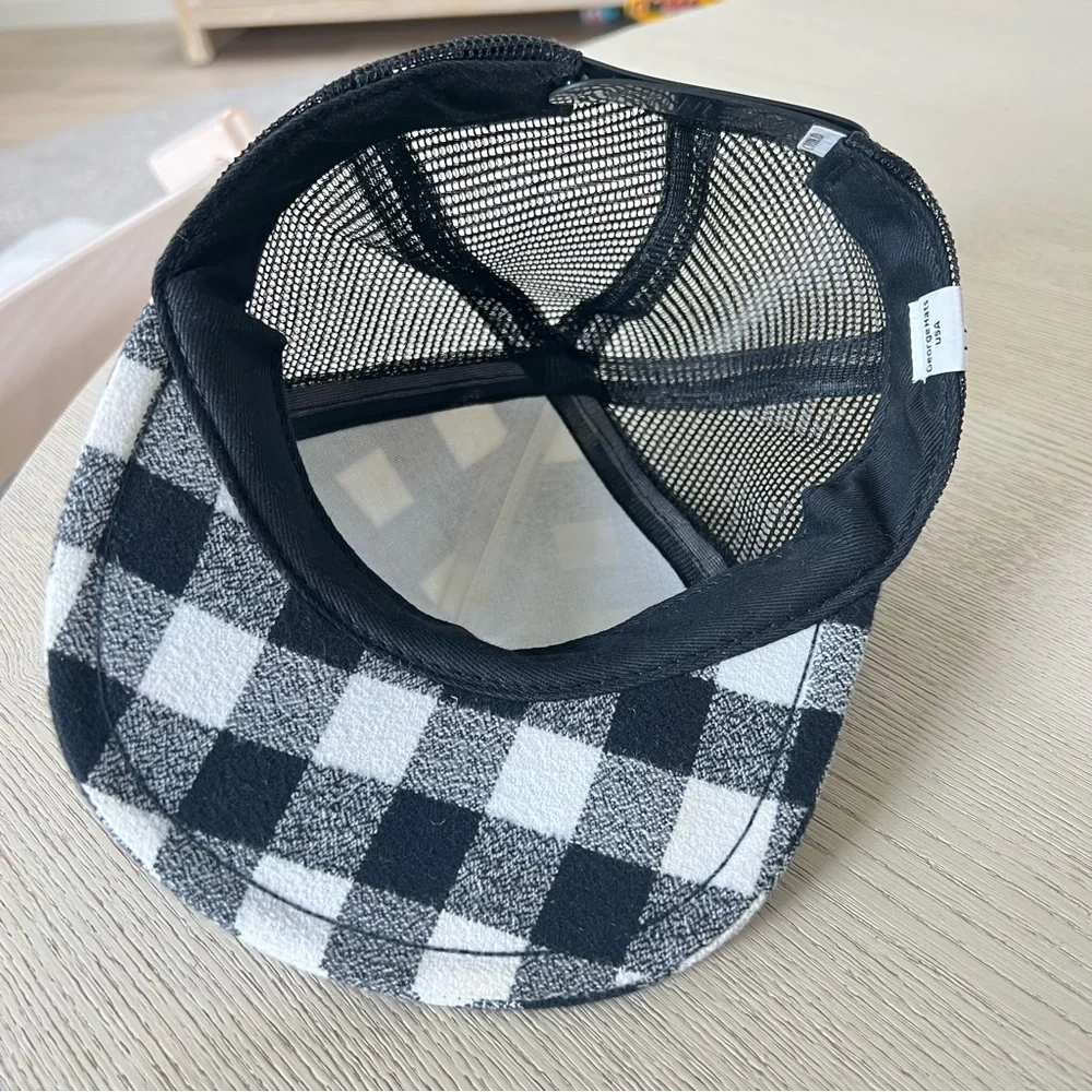 GEORGE‎ HATS Flannel Checkered Trucker hat, 2-3yrs
